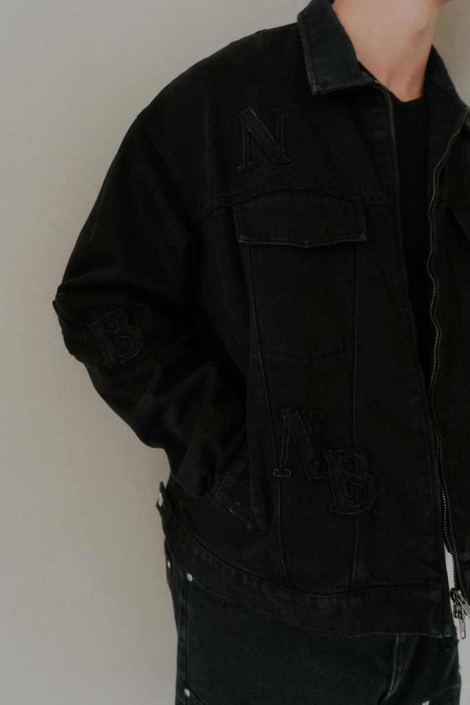 Black denim set jacket ❗️PRE-ORDER❗️